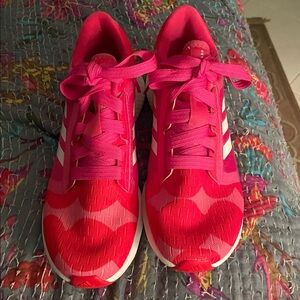 Adidas x Marimekko 9.5 Hot pink /pink Edge Lux prime green bounce sneakers